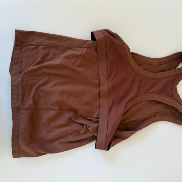 Roasted Brown Lululemon Ebb to Street Tank Top - Picture 5 of 7